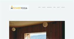 Desktop Screenshot of mpoweryoga.net